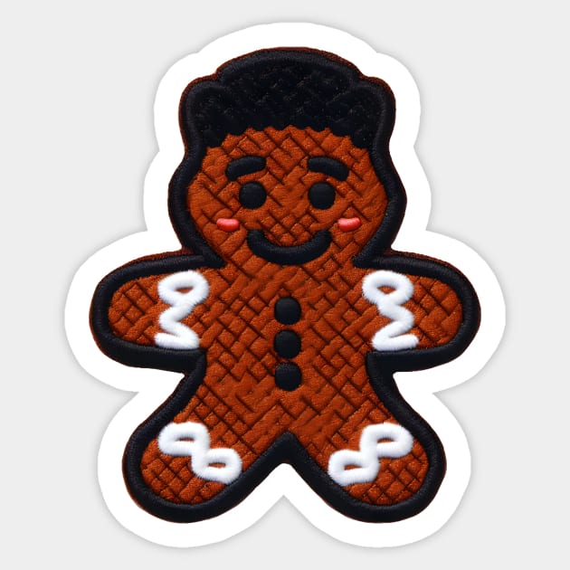 Gingerbread Man Sticker by Sobalvarro